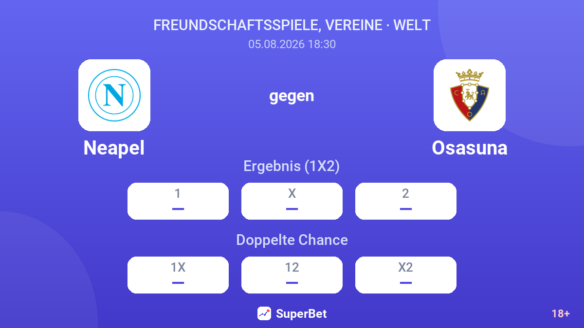 Neapel gegen Osasuna — Quoten