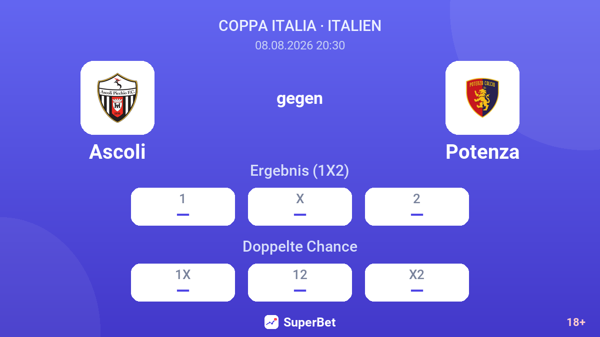 Ascoli – Potenza — Quoten