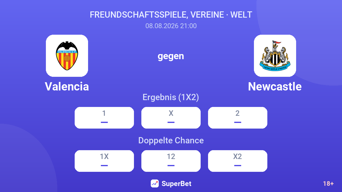 Valencia – Newcastle — Quoten