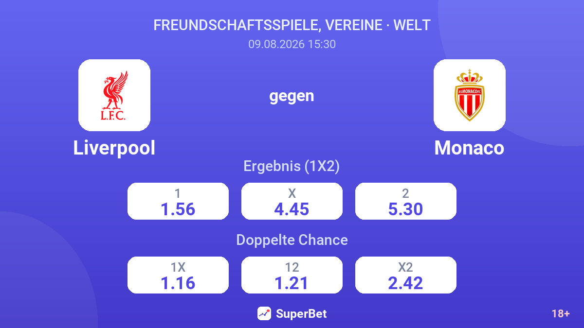 Liverpool – Monaco — Quoten