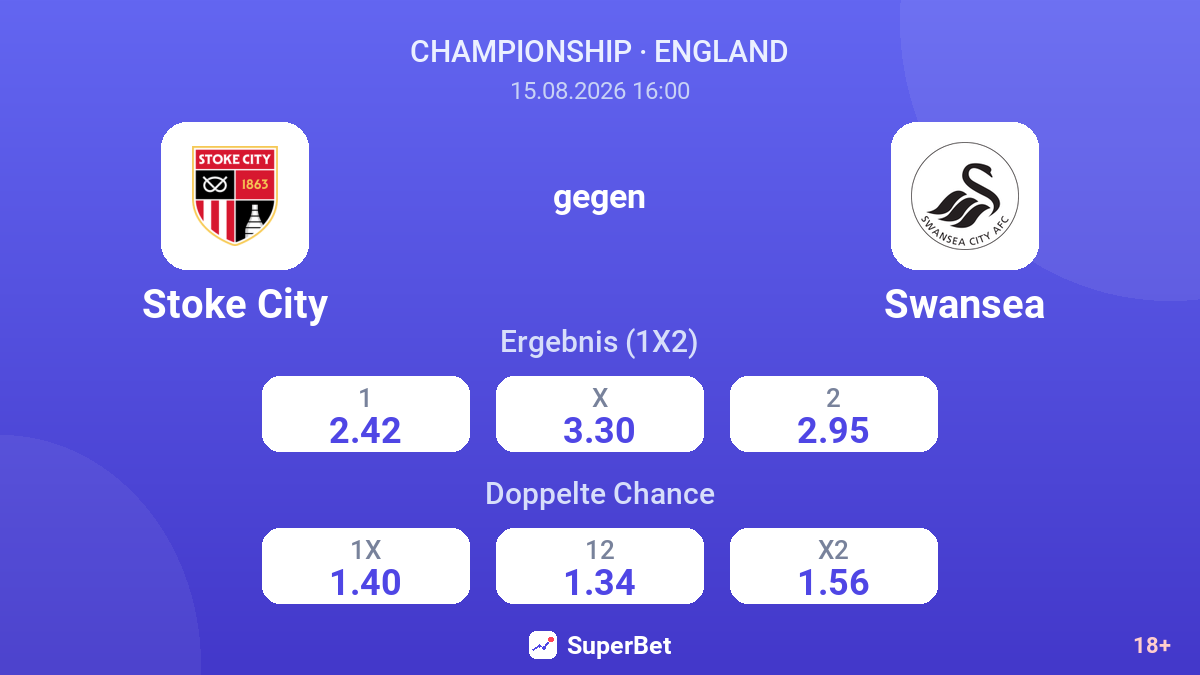Stoke City – Swansea — Quoten