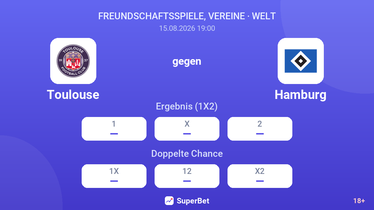 Toulouse – Hamburg — Quoten