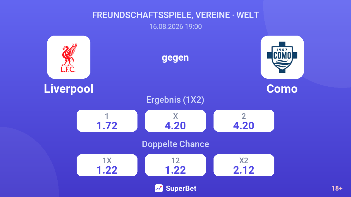 Liverpool – Como — Quoten