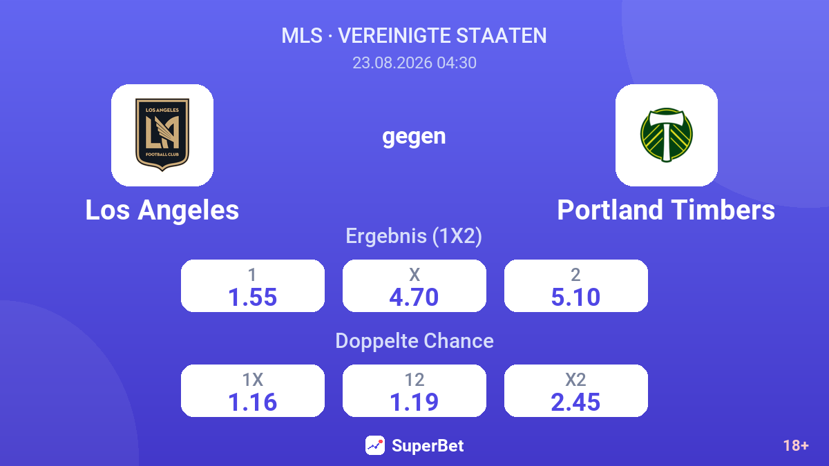 Los Angeles – Portland Timbers — Quoten