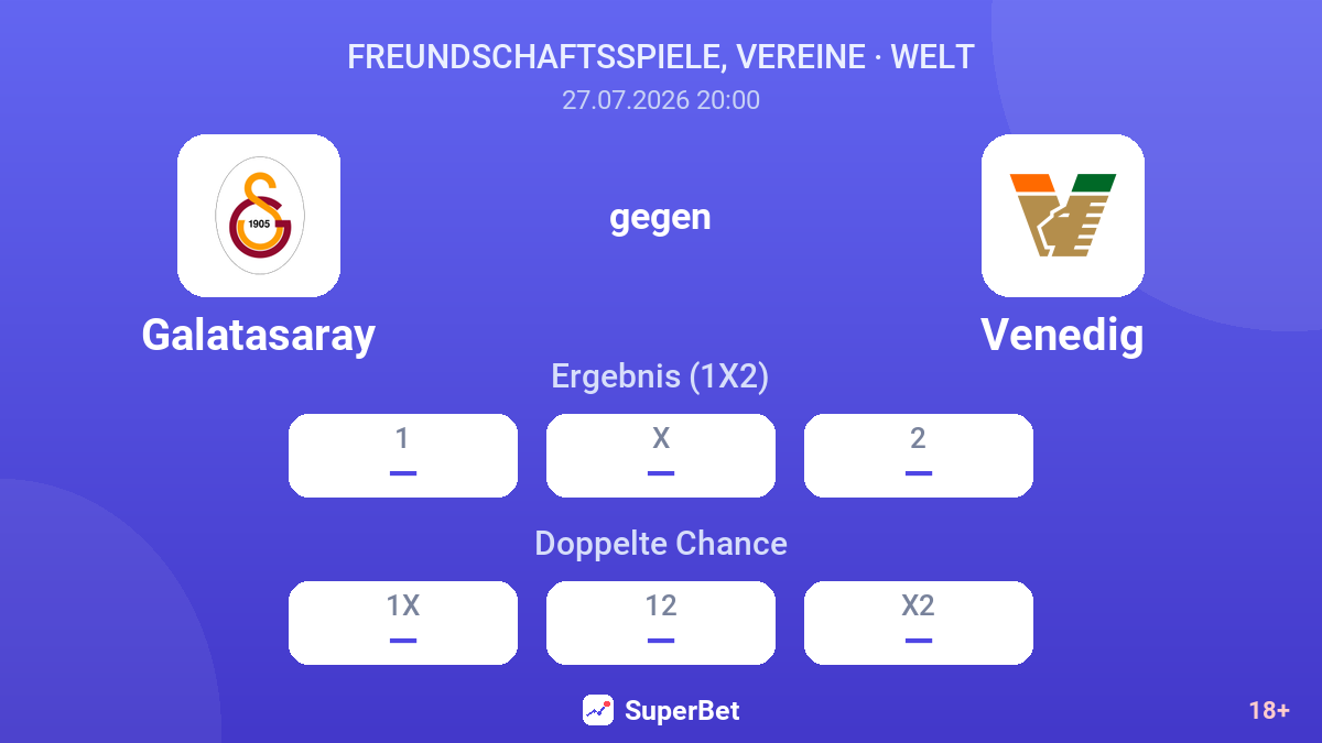 Galatasaray gegen Venedig — Quoten